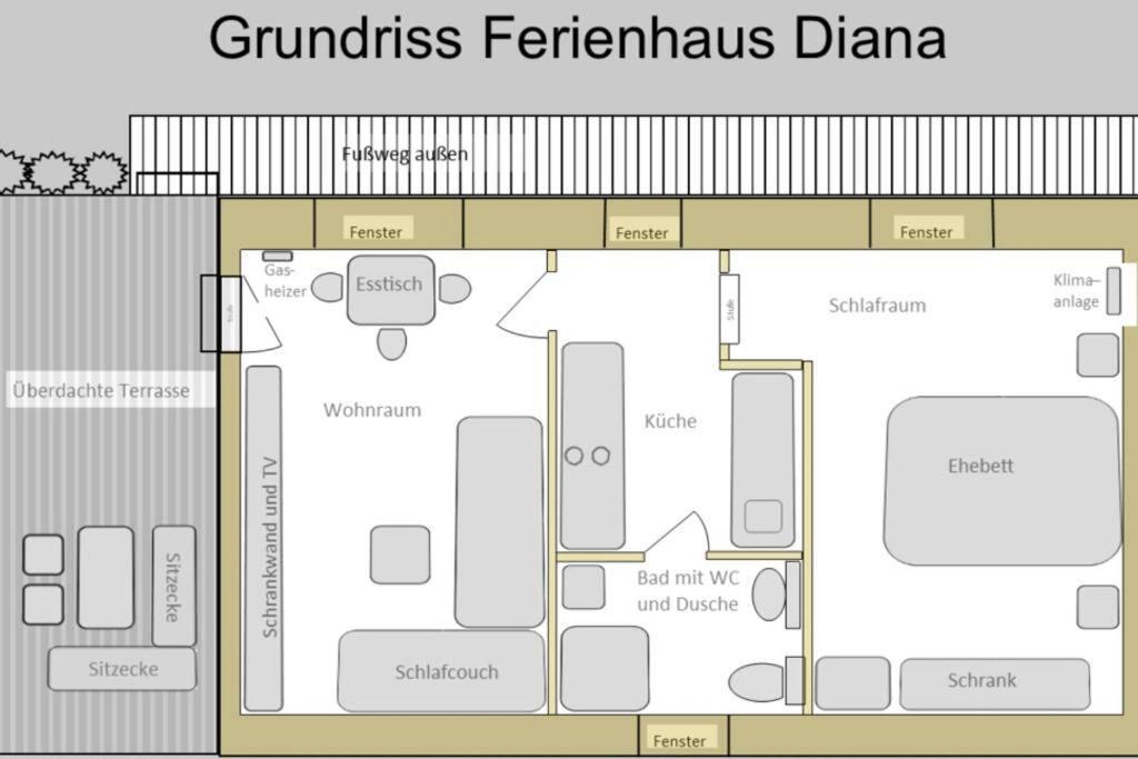 Ferienhaus Diana Im Harz Mansfeld Exteriör bild